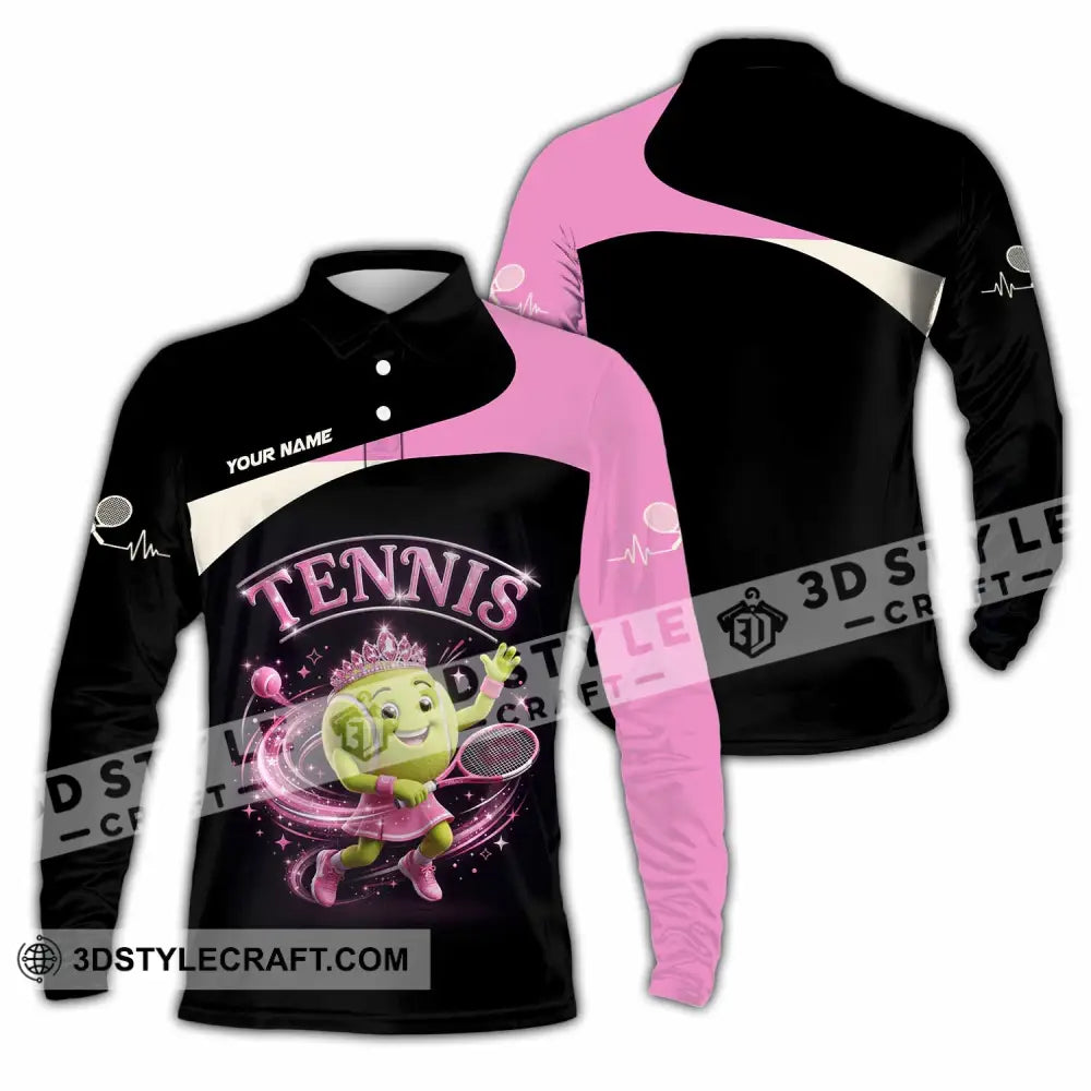 Unisex Shirt - Custom Tennis Shirt - Long Sleeve Polo / S - T-shirt