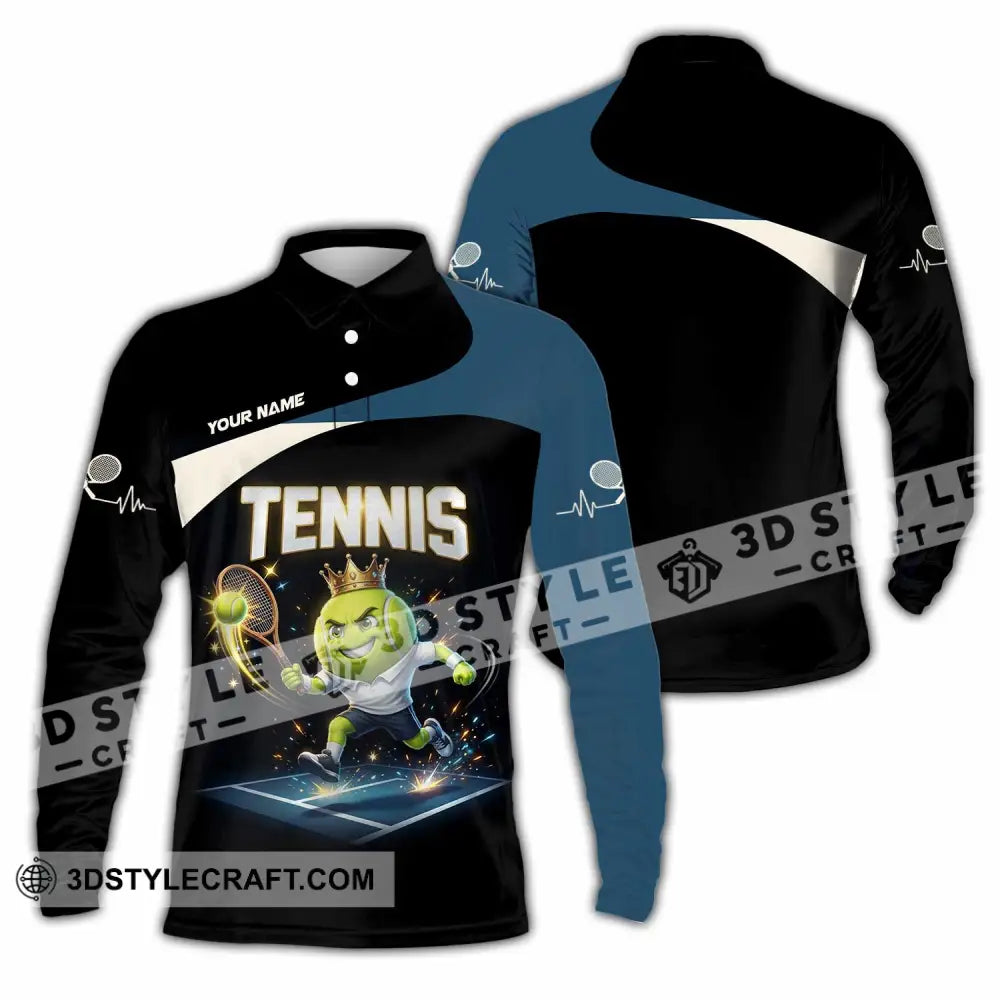 Unisex Shirt - Custom Tennis Shirt - Long Sleeve Polo / S - T-shirt