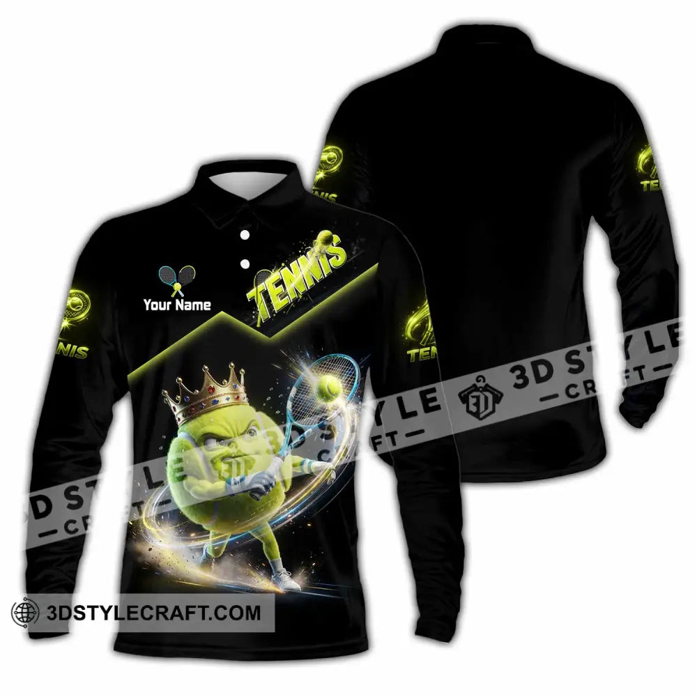 Unisex Shirt - Custom Tennis Shirt - Long Sleeve Polo / S - T-shirt