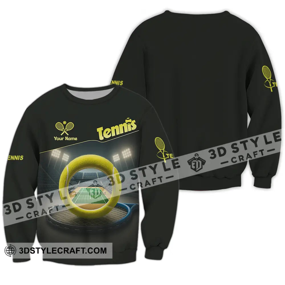 Unisex Shirt - Custom Tennis Shirt Long Sleeve / S T-shirt