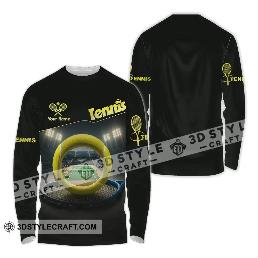 Unisex Shirt - Custom Tennis Shirt Long Sleeve Shirt / S T-shirt
