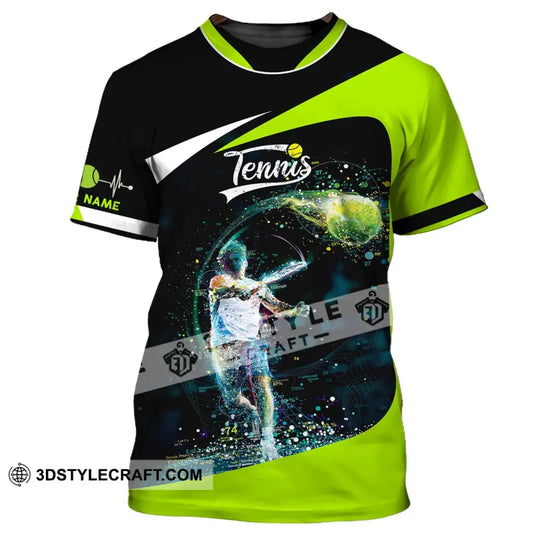 Unisex Shirt - Custom Tennis Name Shirt - Tennis Clothing, Gift for Tennis Lovers style option 2