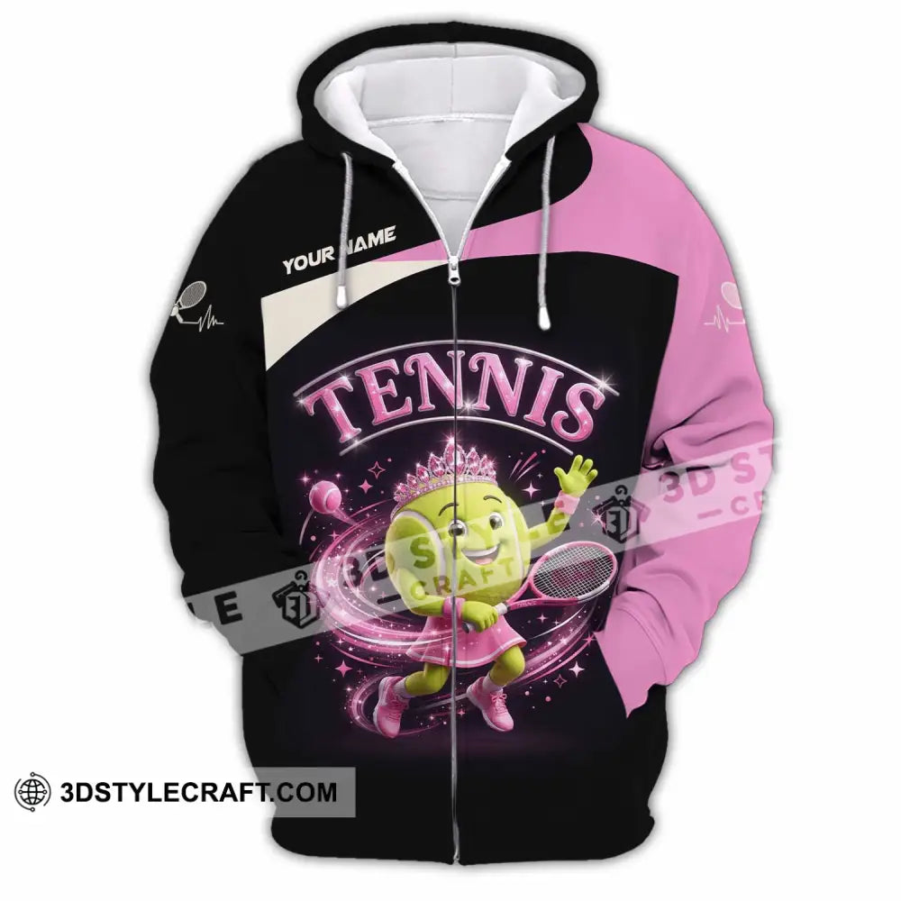 Unisex Shirt - Custom Tennis Shirt - Zipper Hoodie / S - T-shirt