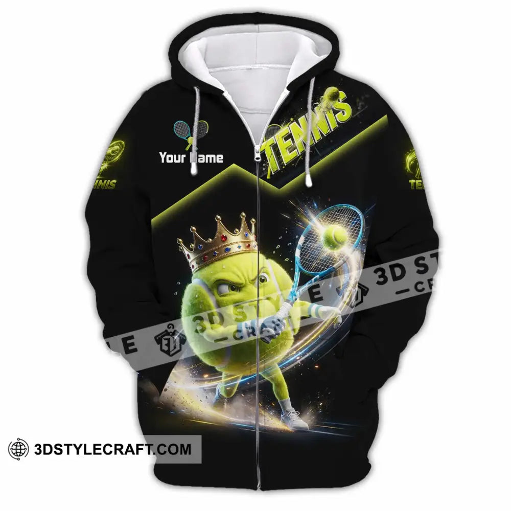 Unisex Shirt - Custom Tennis Shirt - Zipper Hoodie / S - T-shirt