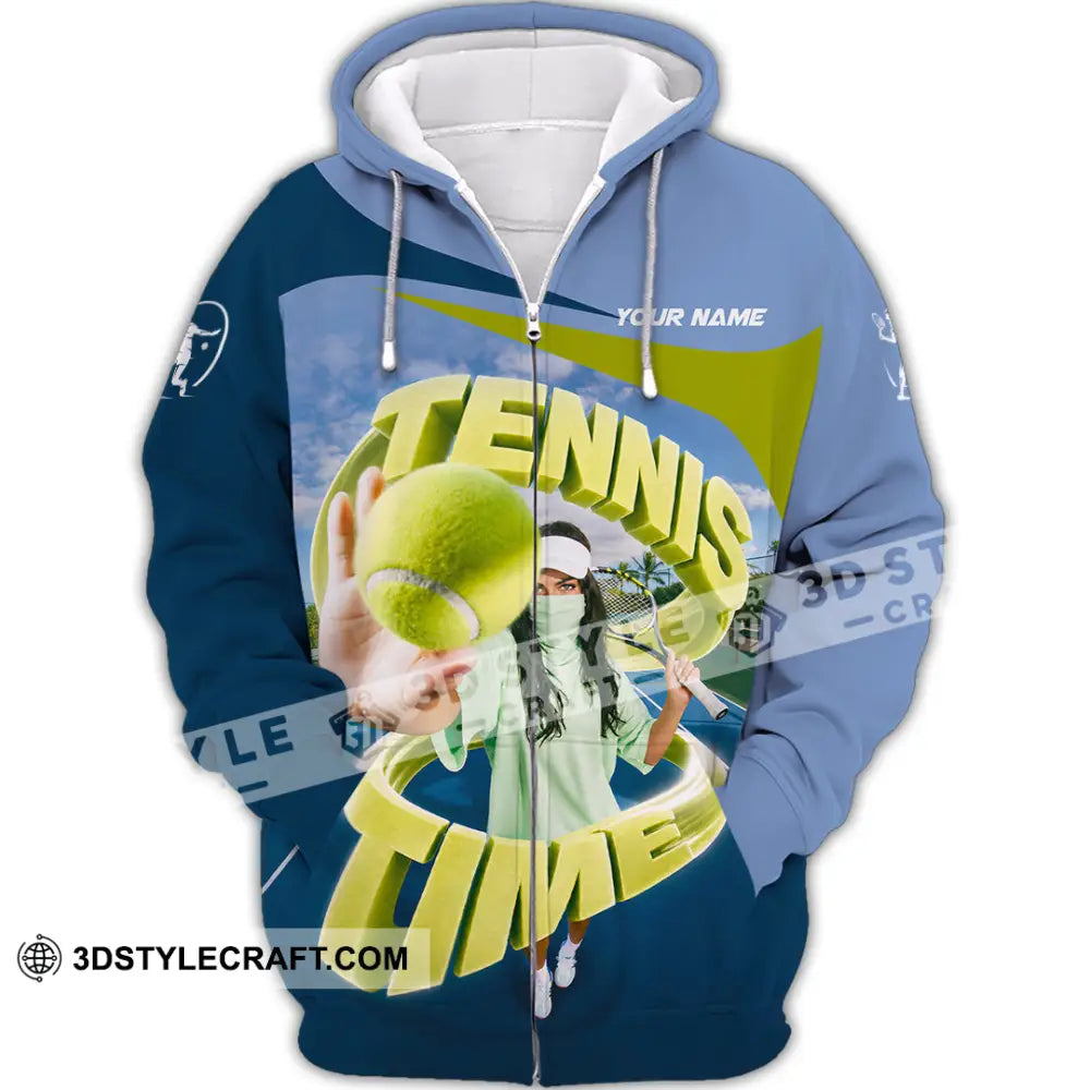 Unisex Shirt - Custom Tennis Shirt - Zipper Hoodie / S - T-shirt