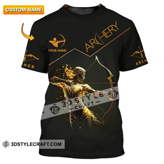 Unisex Shirt - Custom Text Archery Queen Sport For Player T-Shirt