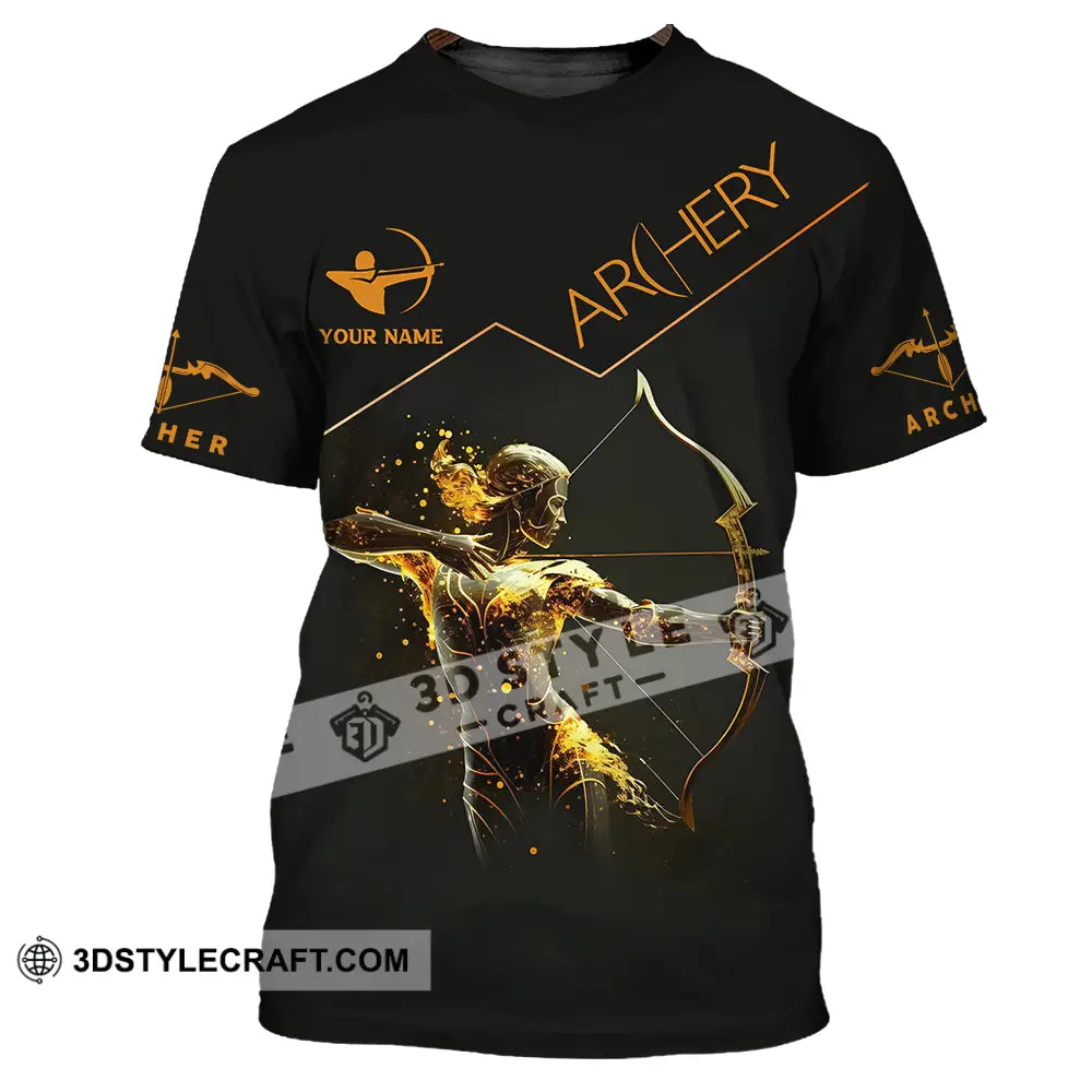 Unisex Shirt - Custom Text Archery Queen Sport For Player T-Shirt / S T-Shirt