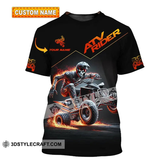 Unisex Shirt - Custom Text Shirt ATV Rider style option 1