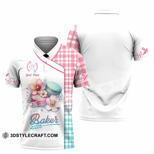 Unisex Shirt - Custom Text Shirt, Baker Shirt style option 3