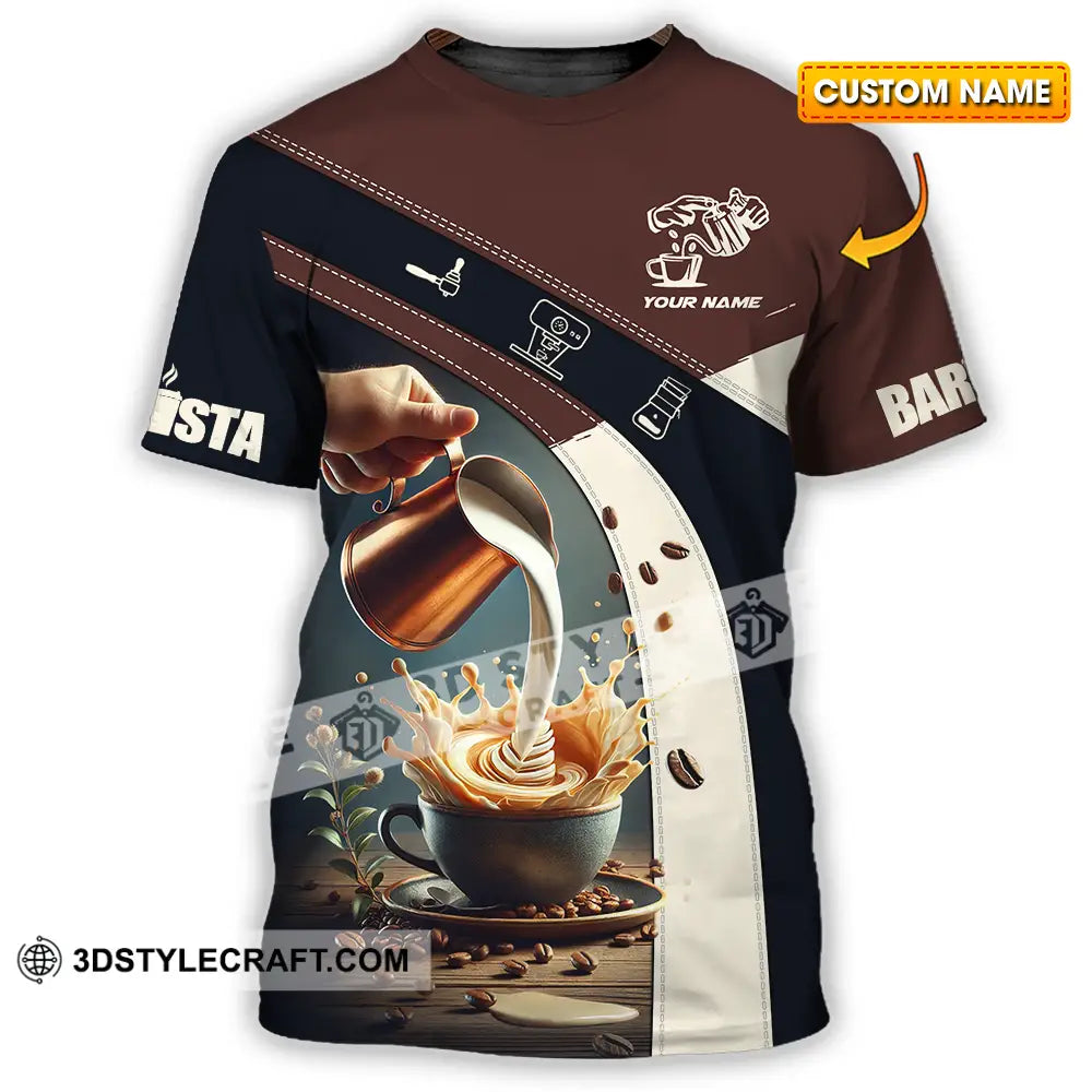 Unisex Shirt - Custom Text Barista T-Shirt