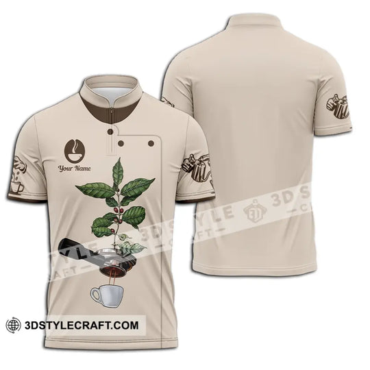 Unisex Shirt - Custom Text Shirt, Barista Shirt style option 2