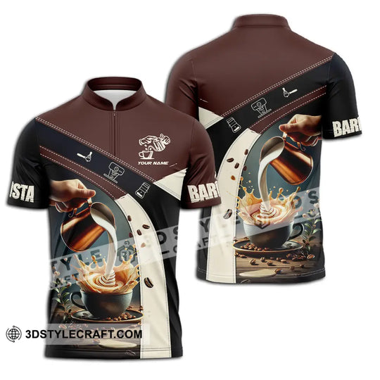 Unisex Shirt - Custom Text Shirt Barista style option 2