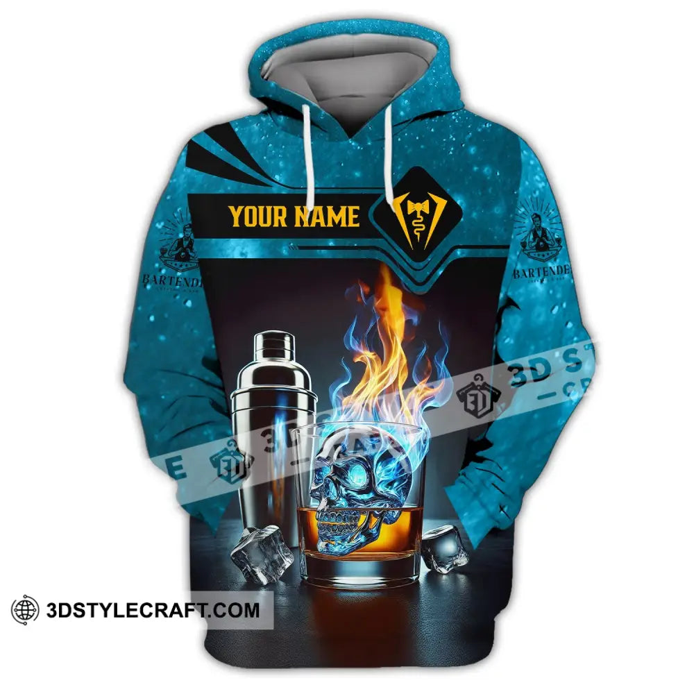 Unisex Shirt - Custom Text Bartender Hoodie / S T-Shirt