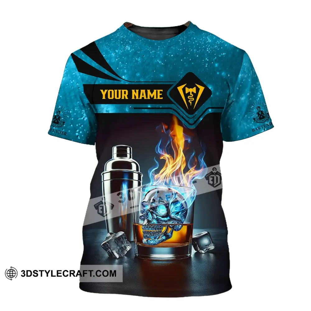 Unisex Shirt - Custom Text Bartender T-Shirt / S T-Shirt