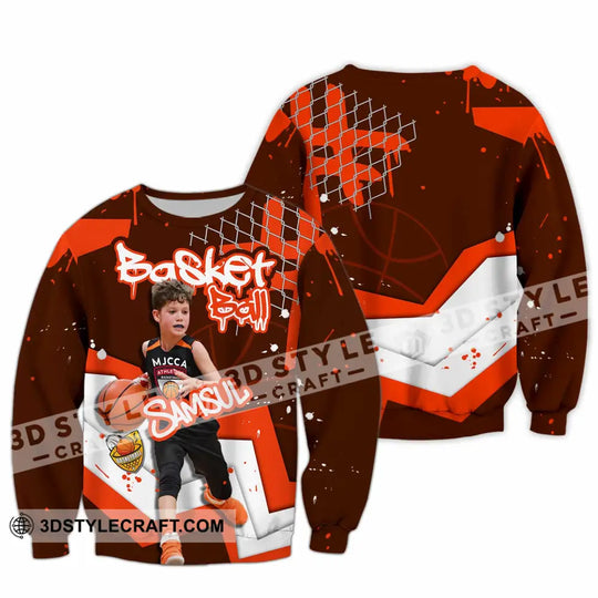 Unisex Shirt - Custom Text Shirt, Basketball Shirt style option 4