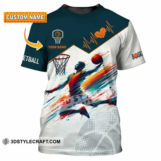 Unisex Shirt - Custom Text Basketball Shirt style option 1