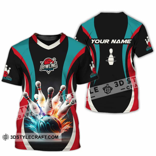 Unisex Shirt - Custom Text Shirt, Bowling Freedom Shirt style option 2