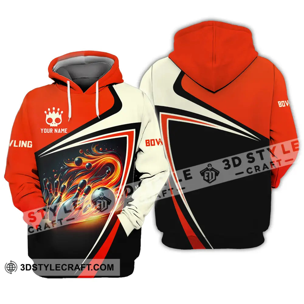 Unisex Shirt - Custom Text Shirt Bowling Shirt Hoodie / S T-shirt