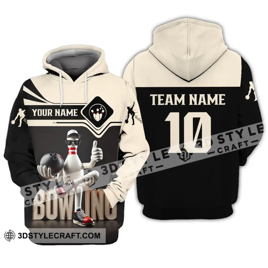 Unisex Shirt - Custom Text Shirt Bowling style option 2