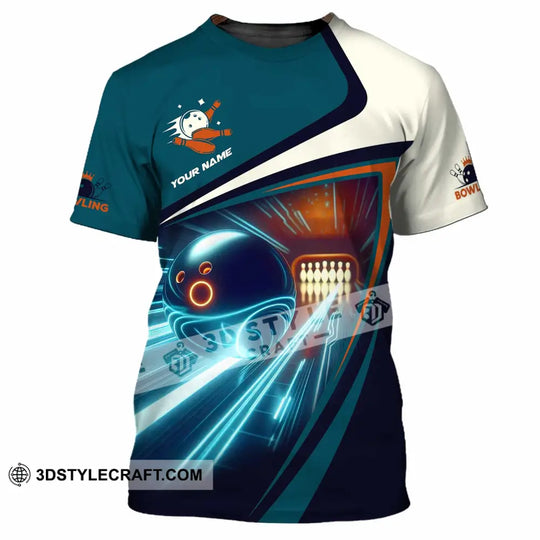 Unisex Shirt - Custom Text Bowling Player Shirt style option 2
