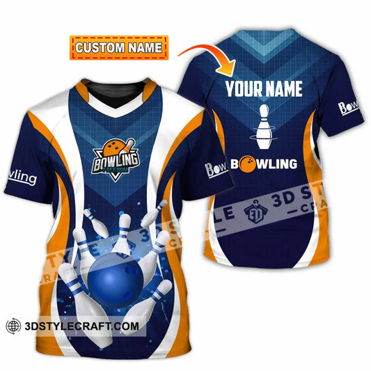 Unisex Shirt - Custom Text Shirt Bowling Shirt T-shirt