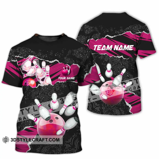 Unisex Shirt - Custom Text Shirt, Bowling Shirt style option 3