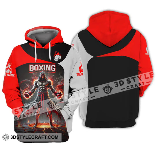 Unisex Shirt - Custom Text Shirt Boxing style option 3