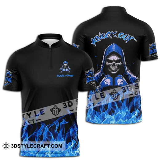 Unisex Shirt - Custom Text Shirt, Boxing Knock Out Shirt style option 2