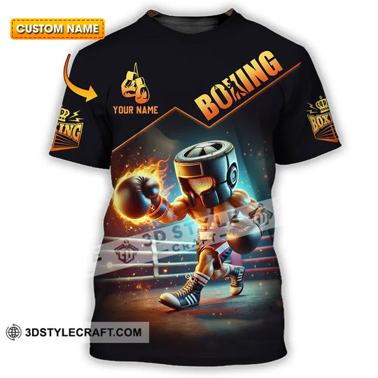 Unisex Shirt - Custom Text Shirt Boxing style option 1