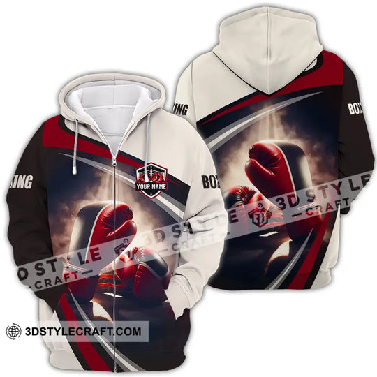 Unisex Shirt - Custom Text Shirt Boxing style option 4