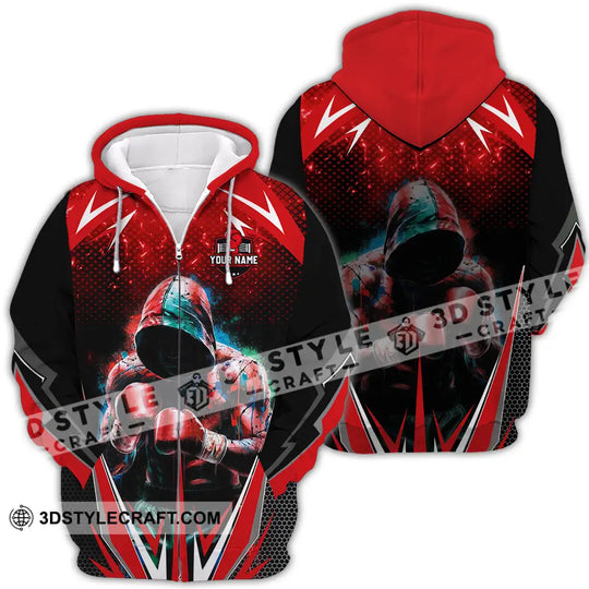 Unisex Shirt - Custom Text Shirt, Boxing Shirt style option 4