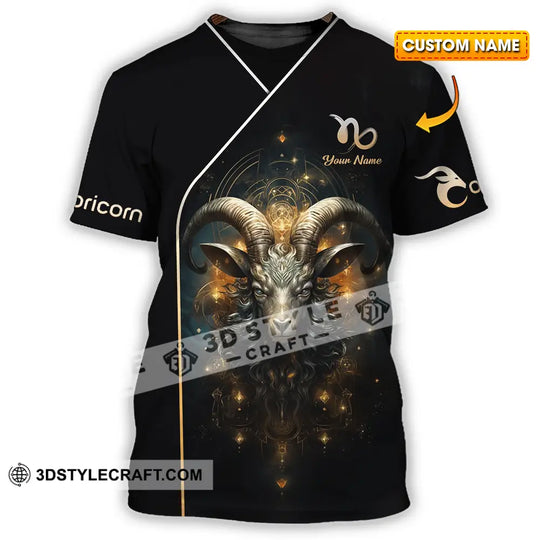Unisex Shirt - Custom Text Shirt Capricorn style option 1