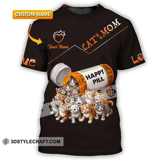 Unisex Shirt - Custom Text Shirt, Cat Mom Shirt style option 1