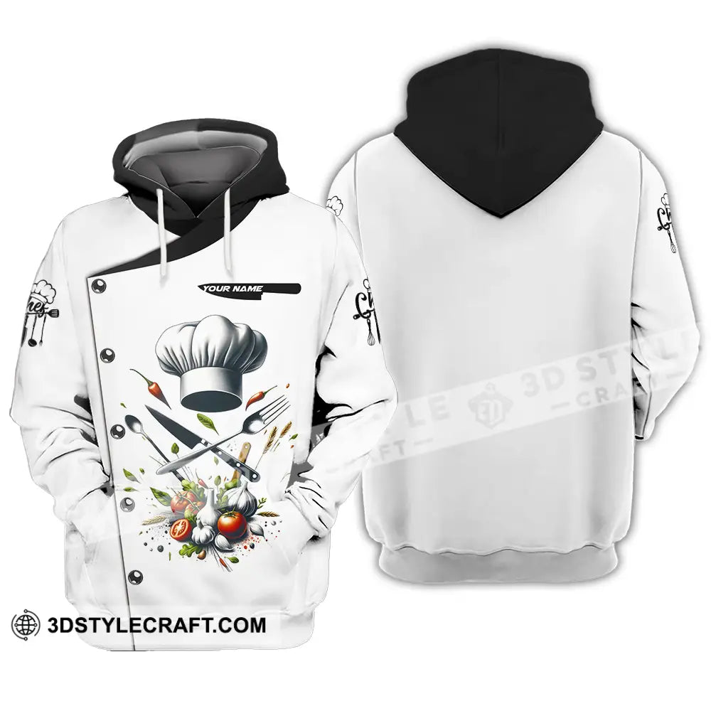 Unisex Shirt - Custom Text Chef Hoodie / S T-Shirt