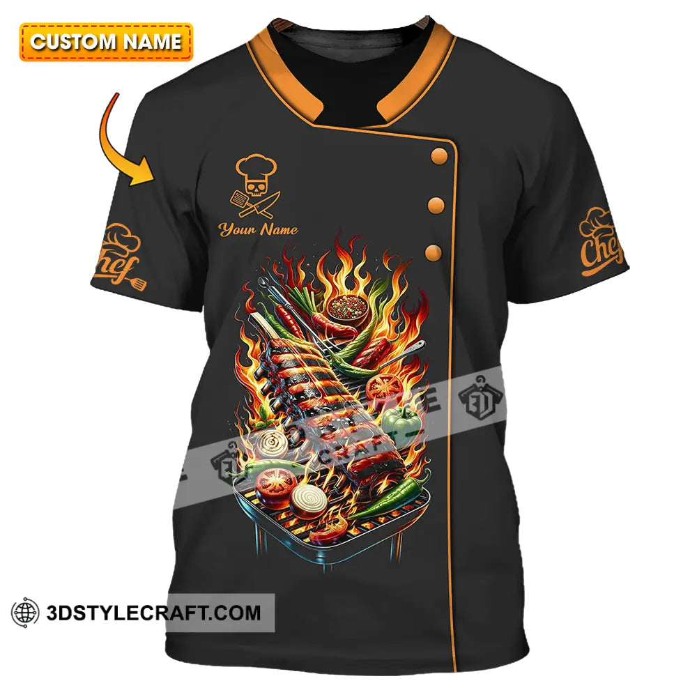 Unisex Shirt - Custom Text Chef T-Shirt
