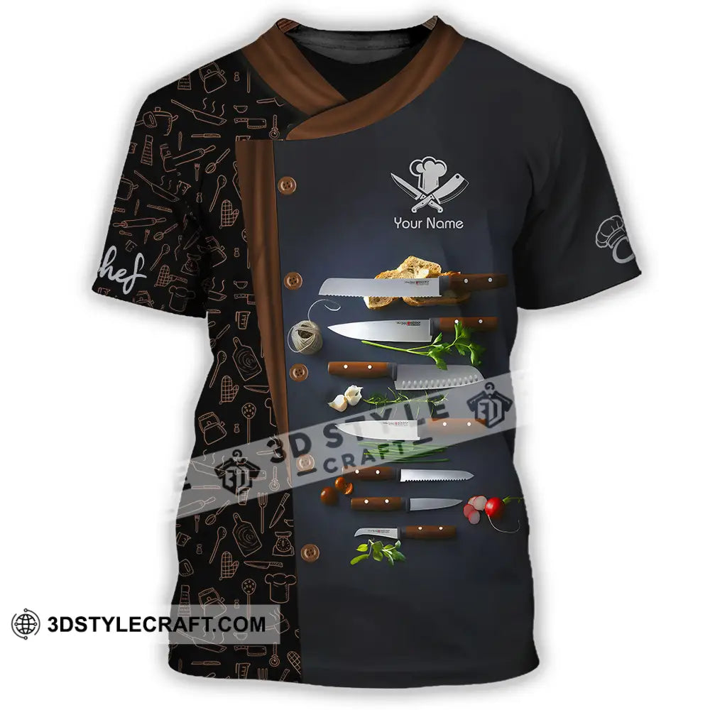 Unisex Shirt - Custom Text Chef T-Shirt / S T-Shirt