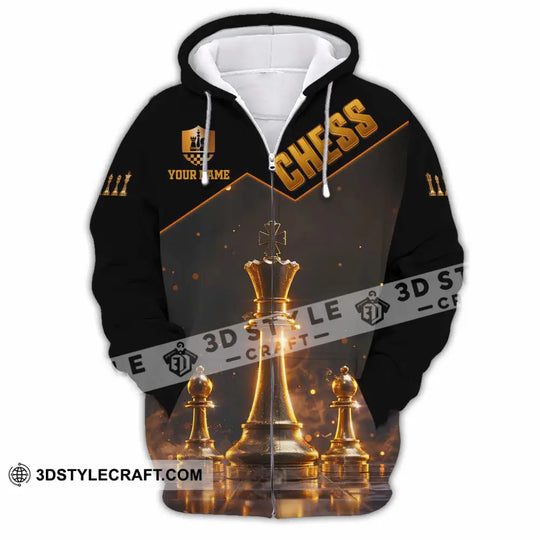 Unisex Shirt - Custom Text Chess Player Shirt style option 3