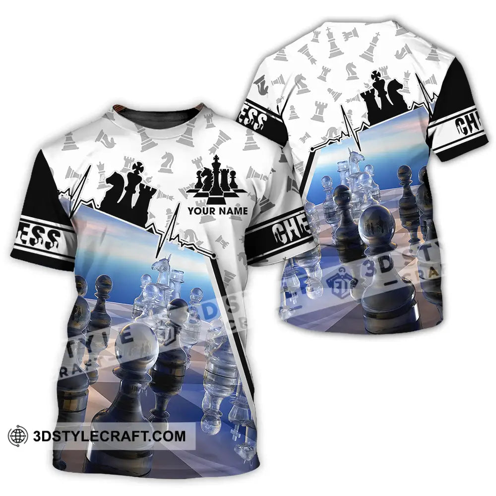 Unisex Shirt - Custom Text Chess T-Shirt / S T-Shirt
