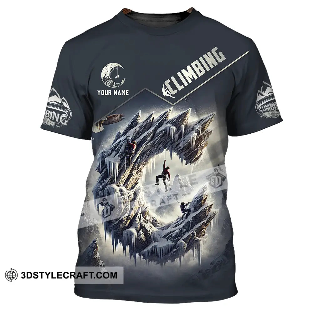 Unisex Shirt - Custom Text Climbing T-Shirt / S T-Shirt
