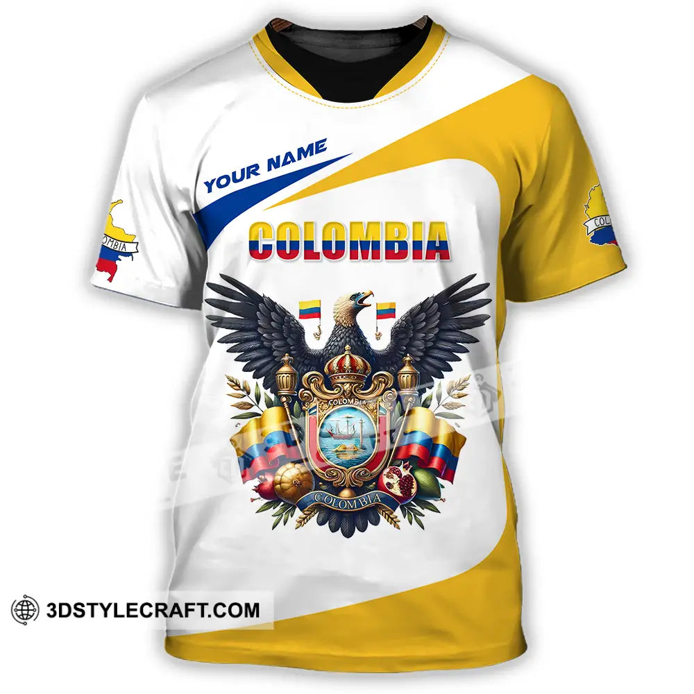Unisex Shirt - Custom Text Colombia T-Shirt / S T-Shirt