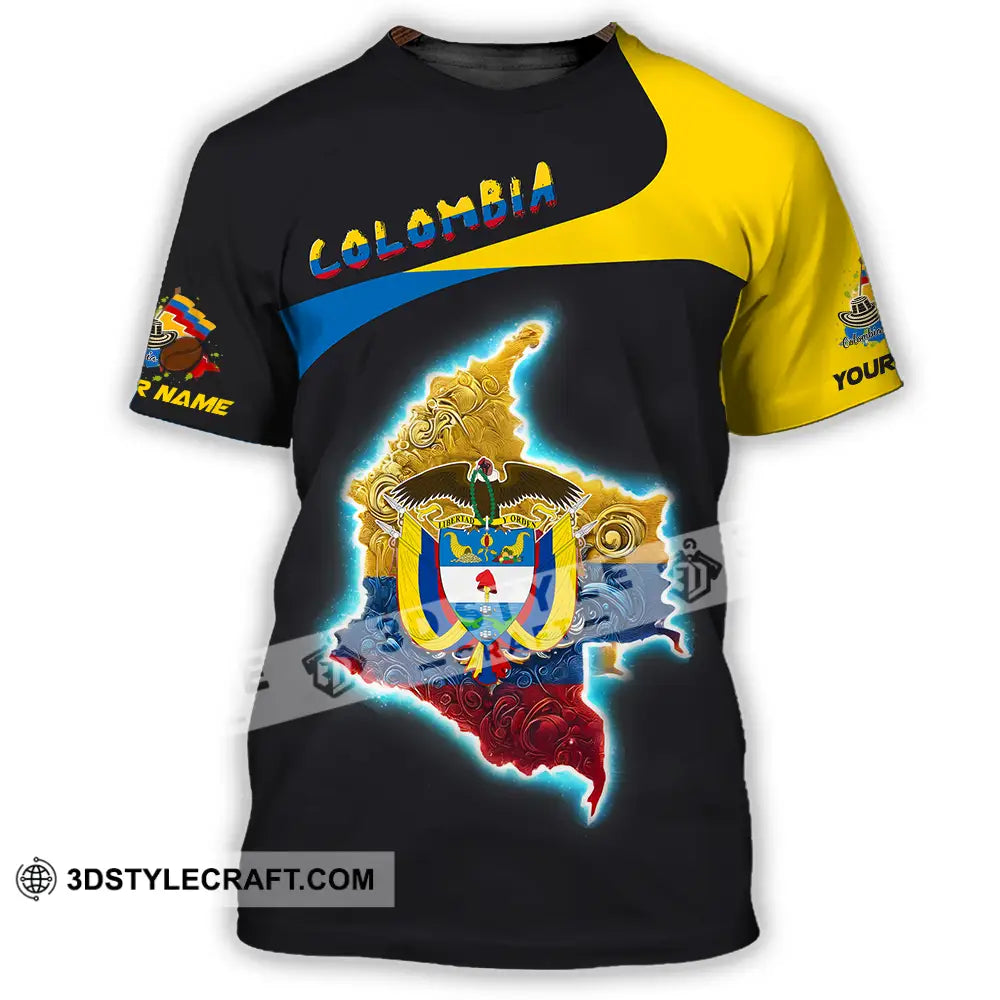 Unisex Shirt - Custom Text Colombia T-Shirt / S T-Shirt