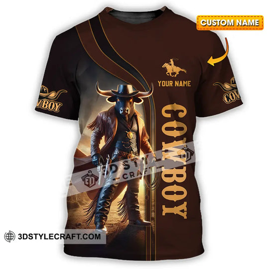 Unisex Shirt - Custom Text Shirt Cowboy style option 1