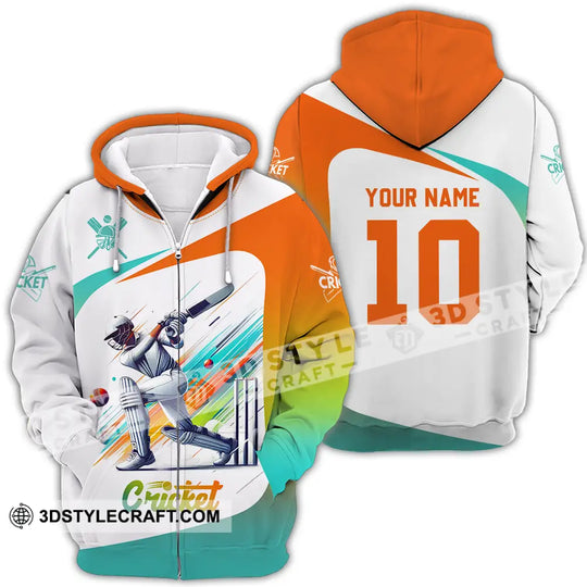 Unisex Shirt - Custom Text Shirt, Cricket  Shirt style option 4
