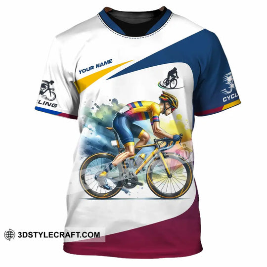 Unisex Shirt - Custom Text Shirt Cycling style option 2
