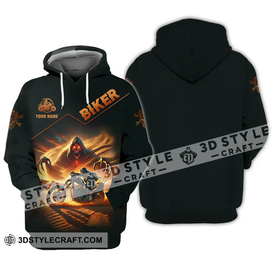 Unisex Shirt - Custom Text Shirt Death Biker style option 2