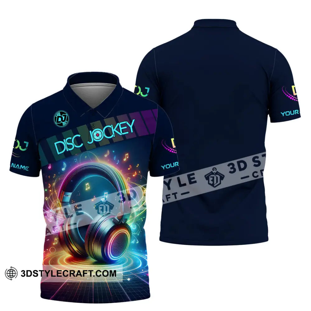 Unisex Shirt - Custom Text Dis Jockey Shirt Polo Shirt / S T-shirt