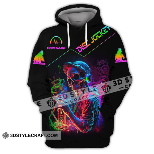 Unisex Shirt - Custom Text Shirt Disc Jockey style option 2