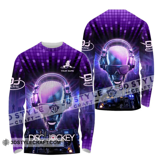 Unisex Shirt - Custom Text Shirt Disc Jockey style option 4