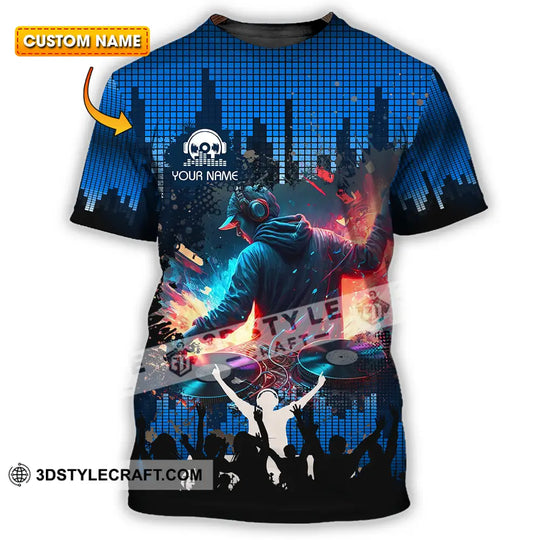 Unisex Shirt - Custom Text Shirt Disc Jockey style option 1