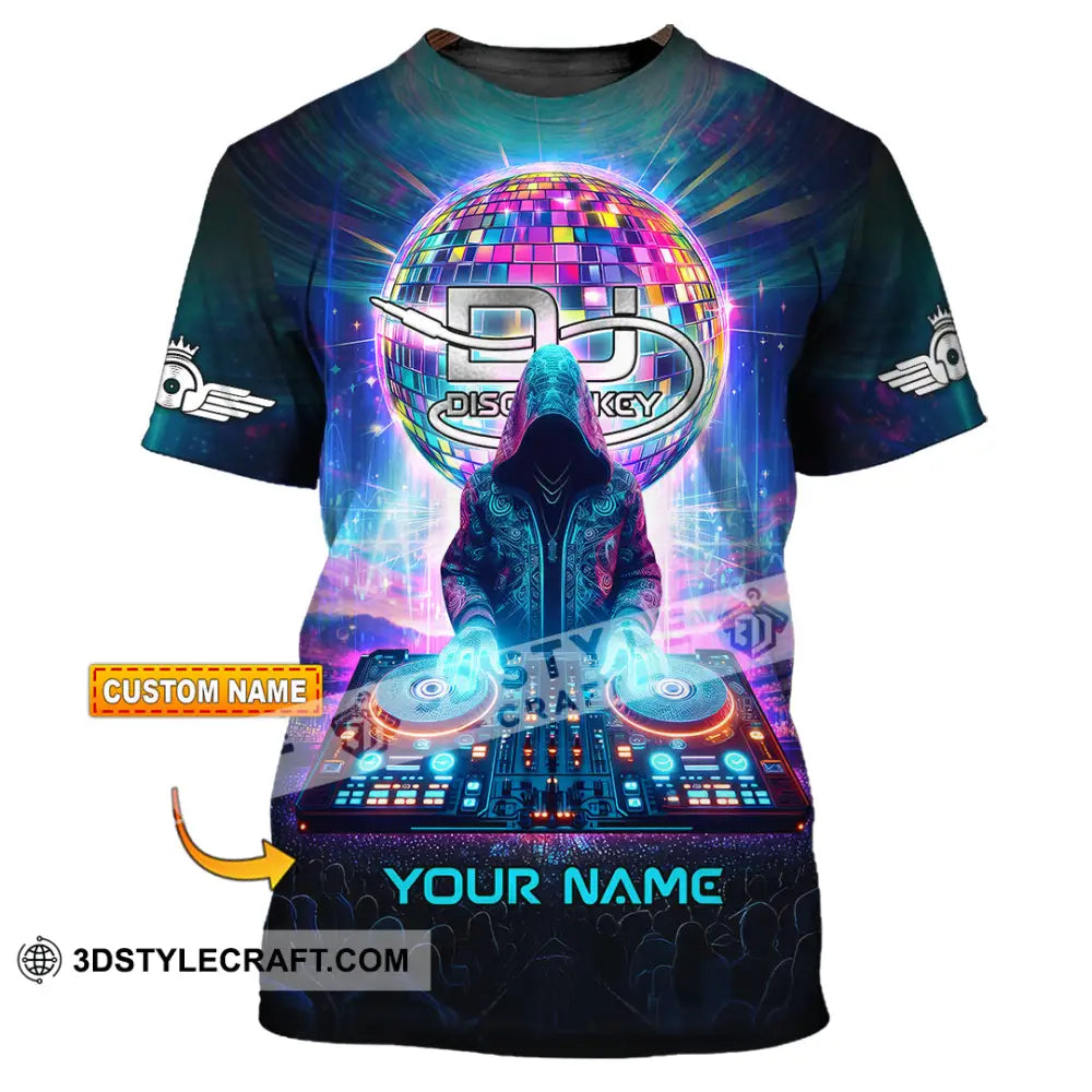 Unisex Shirt - Custom Text Shirt Disc Jockey T-shirt